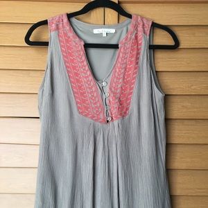 Solitaire Embroidered Tunic Dress